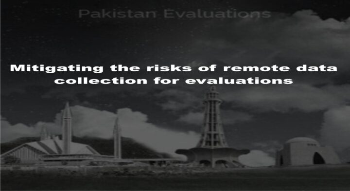 Mitigating the risks of remote data collection for evaluations